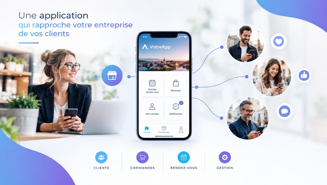 Création d'application mobile sur mesure
